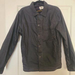 Flannel-lined Waxed Trucker Jacket
